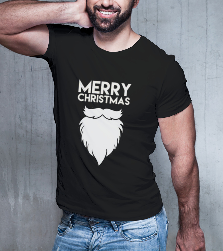 Merry Christmas Santa Beard T-Shirt