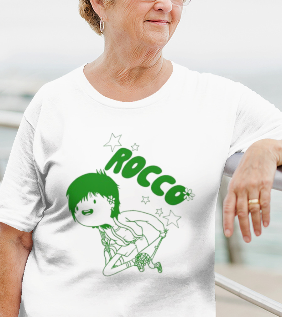 Rocco Animated Green Glow Character T-Shirt