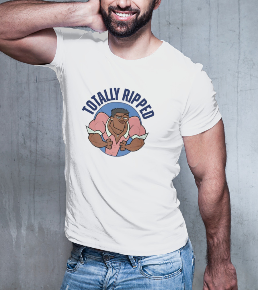 Total Drama Island Character Flexing Muscles Totally Ripped T-Shirt