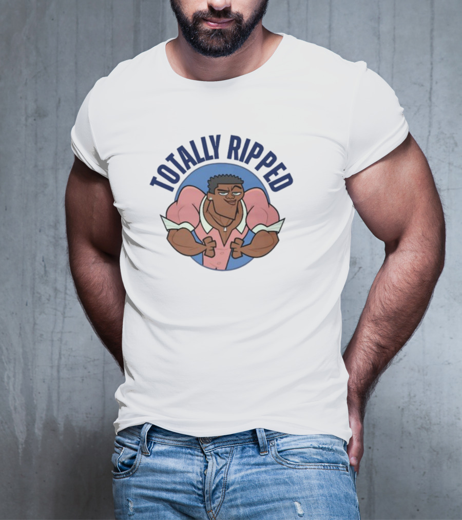 Total Drama Island Character Flexing Muscles Totally Ripped T-Shirt