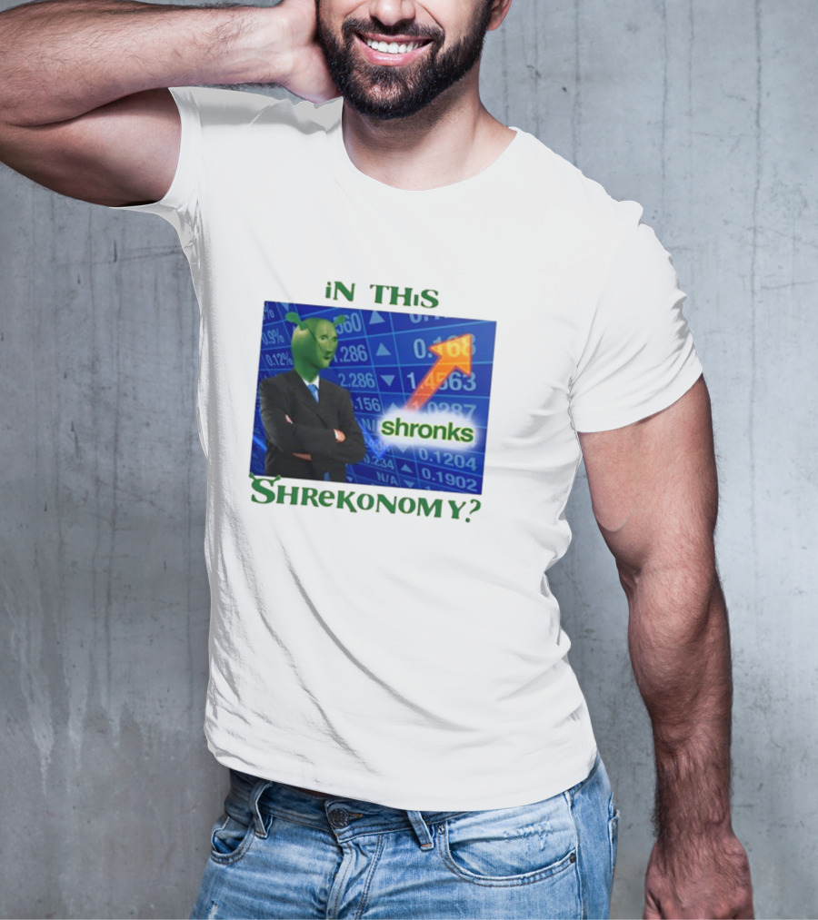 Shirts That Go Hard Shronks In This Shrekonomy Stock Market T-Shirt