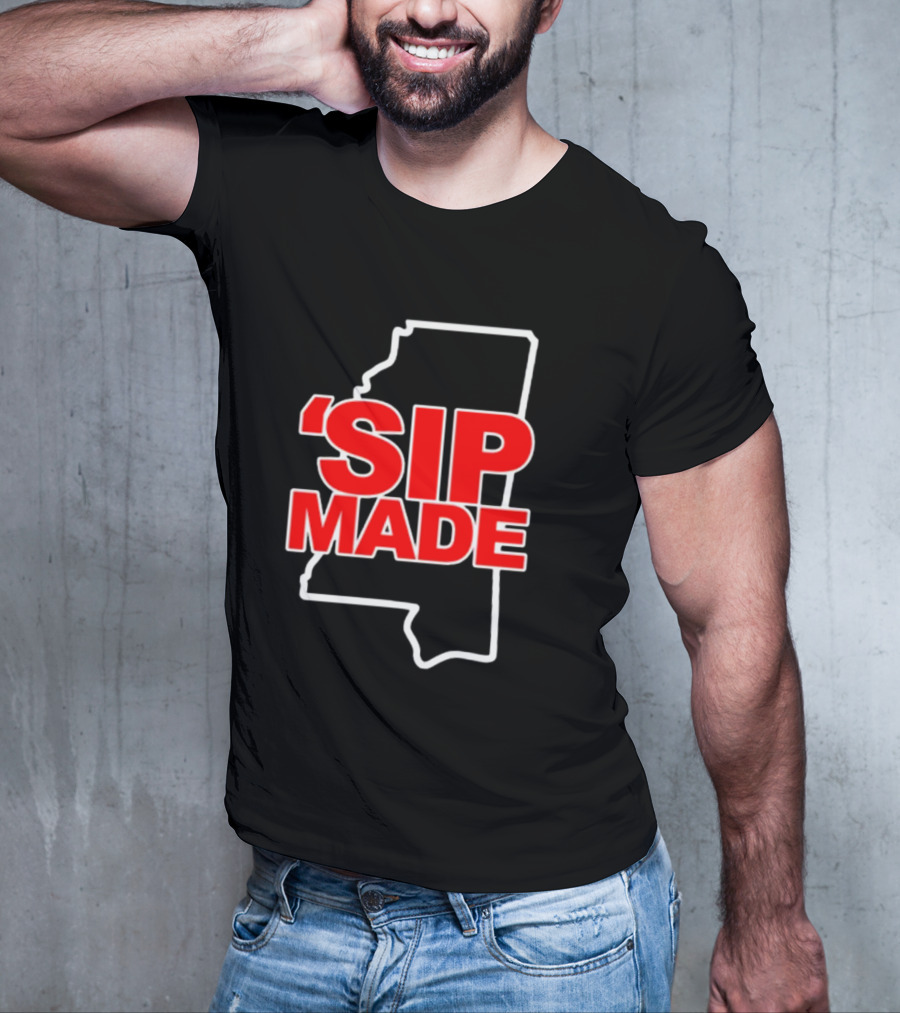 Kelvin Bolden 'Sip Made Mississippi State Outline T-Shirt