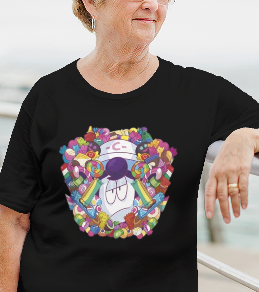 C- Cup With Overwhelming Candy And Sweets Explosion T-Shirt