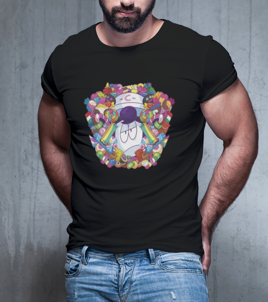 C- Cup With Overwhelming Candy And Sweets Explosion T-Shirt