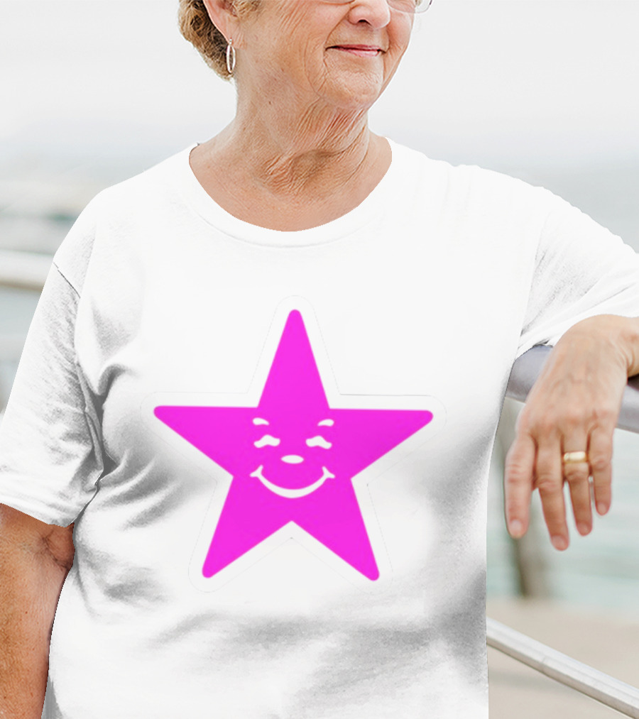 Austin Babbitt Asspizza Smiling Star Pink T-Shirt