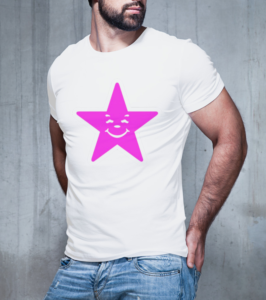 Austin Babbitt Asspizza Smiling Star Pink T-Shirt