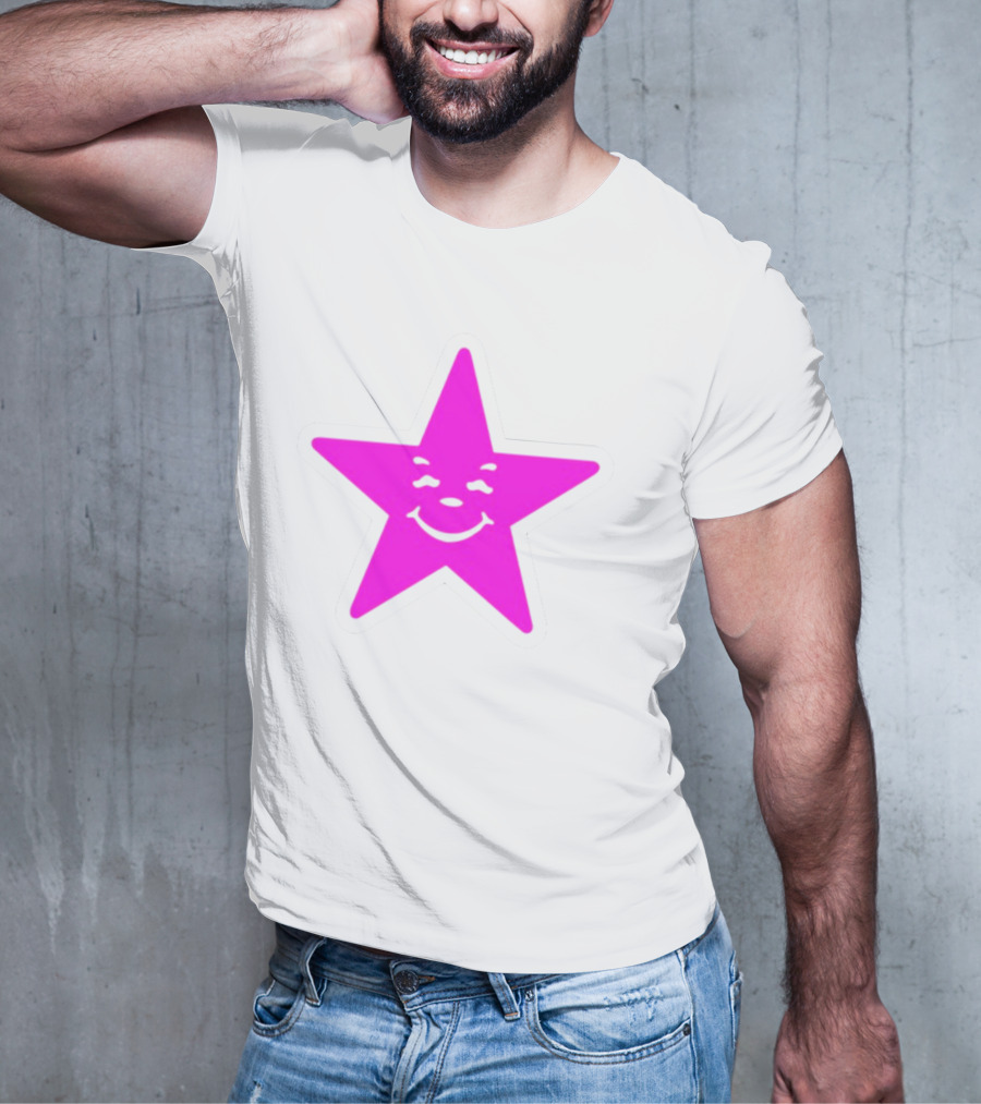 Austin Babbitt Asspizza Smiling Star Pink T-Shirt