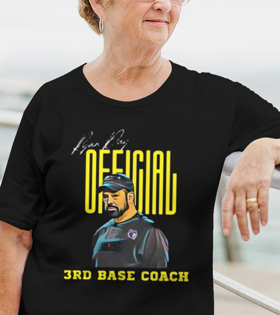 Riyan Duy Official 3rd Base Coach T-Shirt
