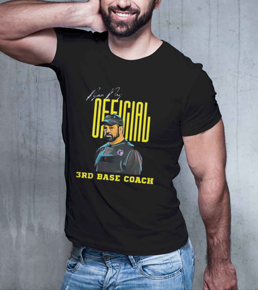 Riyan Duy Official 3rd Base Coach T-Shirt