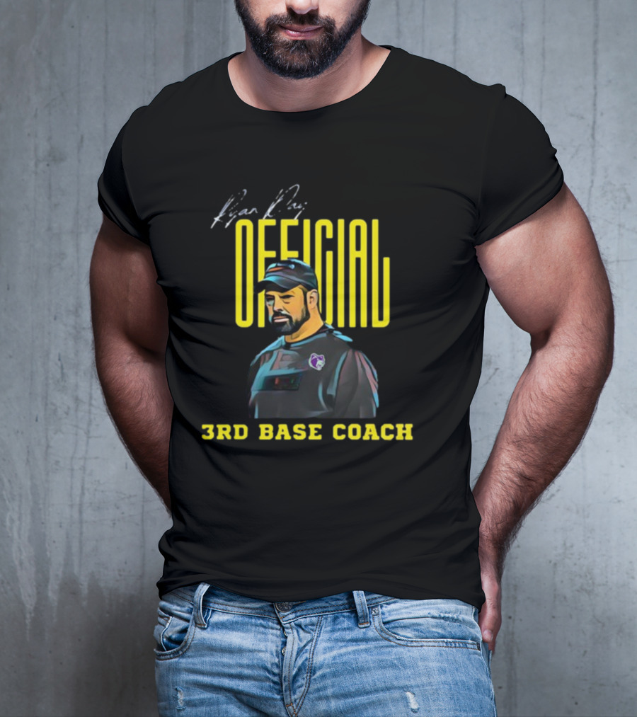 Riyan Duy Official 3rd Base Coach T-Shirt