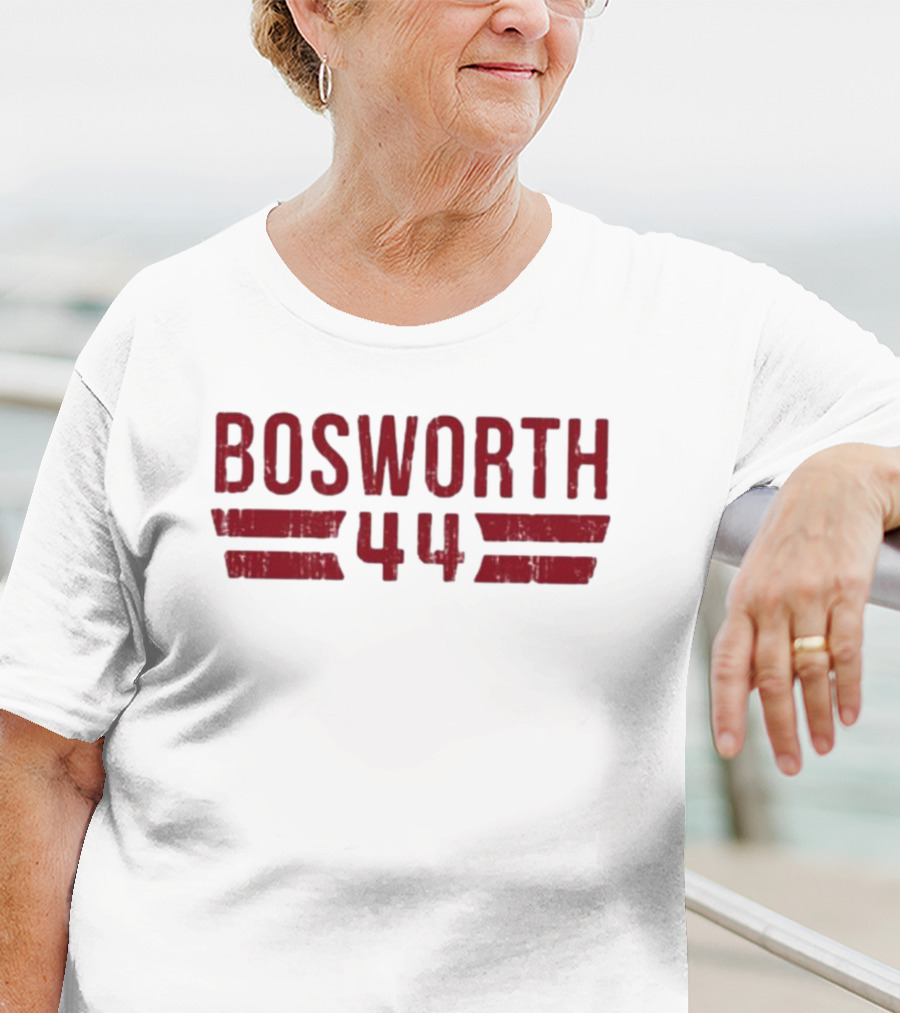 Bosworth 44 Distressed Stripes Retro Sports T-Shirt