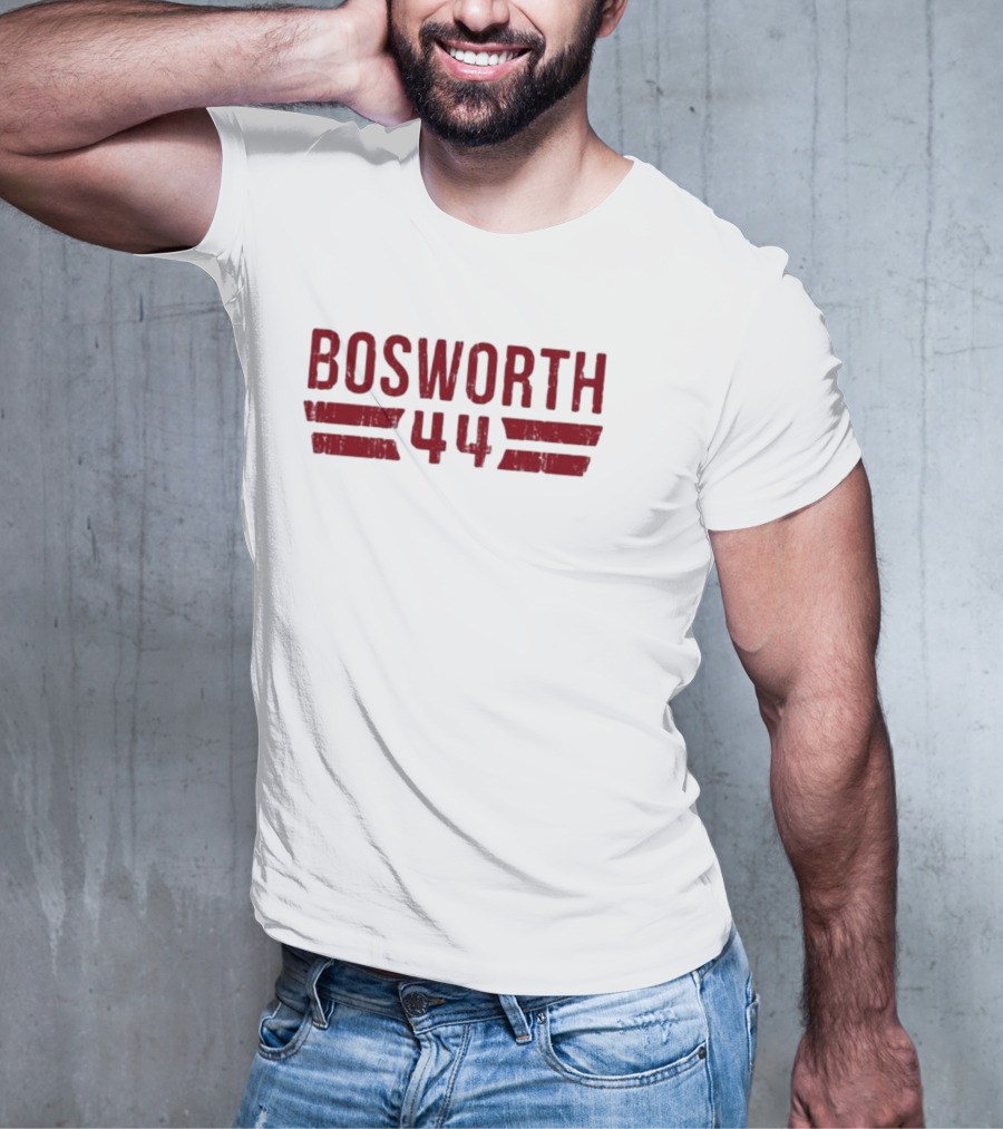 Bosworth 44 Distressed Stripes Retro Sports T-Shirt