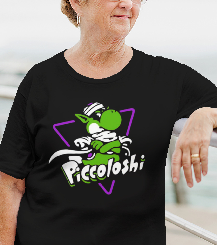 Piccoloshi 2.0 Sharkrobot Yoshi Dragonball Z Fusion Character T-Shirt