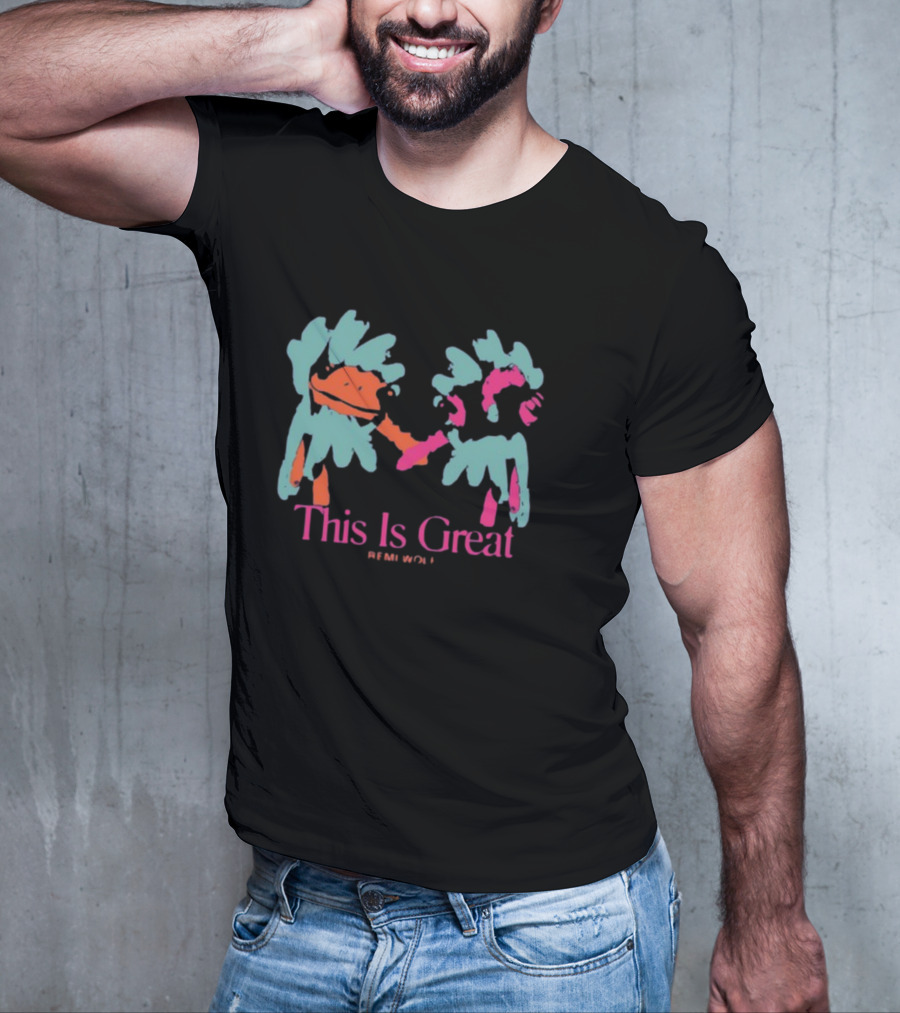 This Is Great Remi Wolf Two Abstract Figures T-Shirt