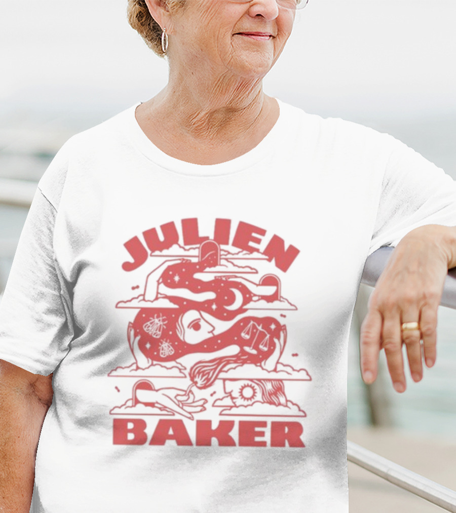 Julien Baker Surreal Cosmic Red T-Shirt