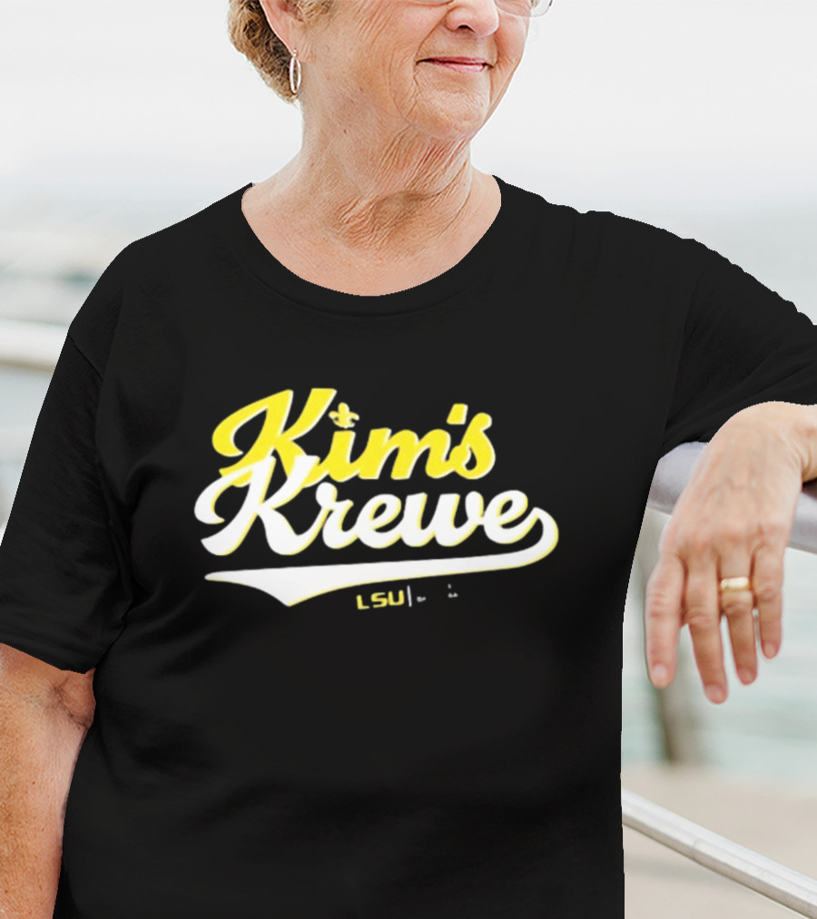Kim's Krewe LSU Fleur-de-Lis T-Shirt