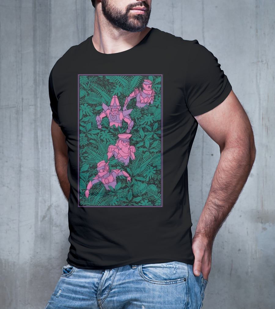 Rainforest Robot Explorers Jungle Expedition T-Shirt
