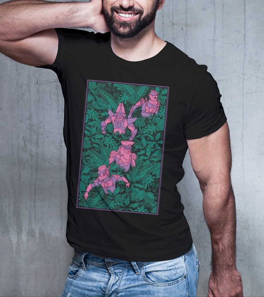 Rainforest Robot Explorers Jungle Expedition T-Shirt