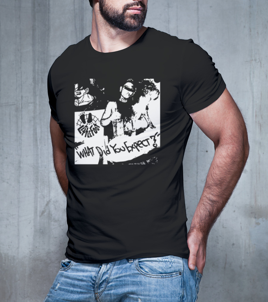 Little Foot What Did You Expect Comic Style Monochrome T-Shirt