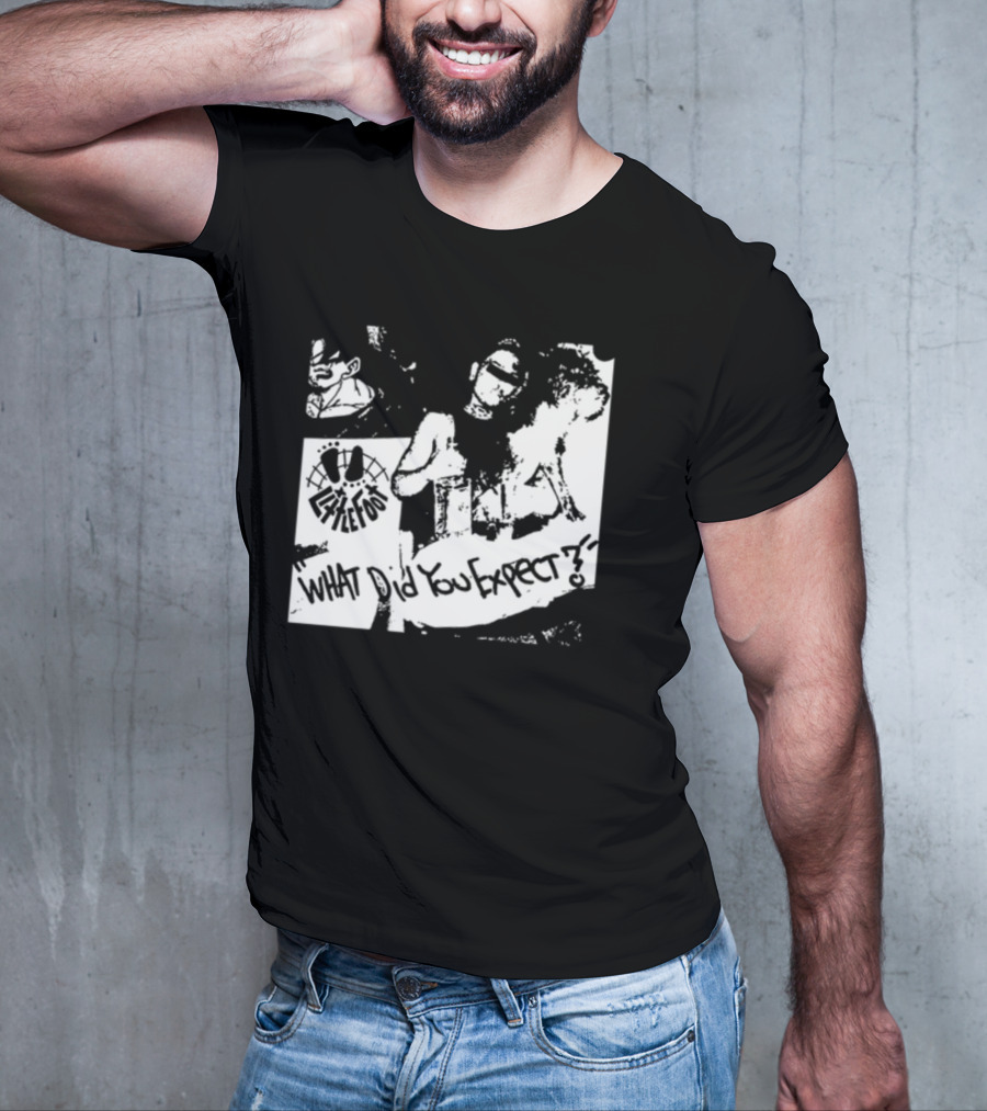 Little Foot What Did You Expect Comic Style Monochrome T-Shirt