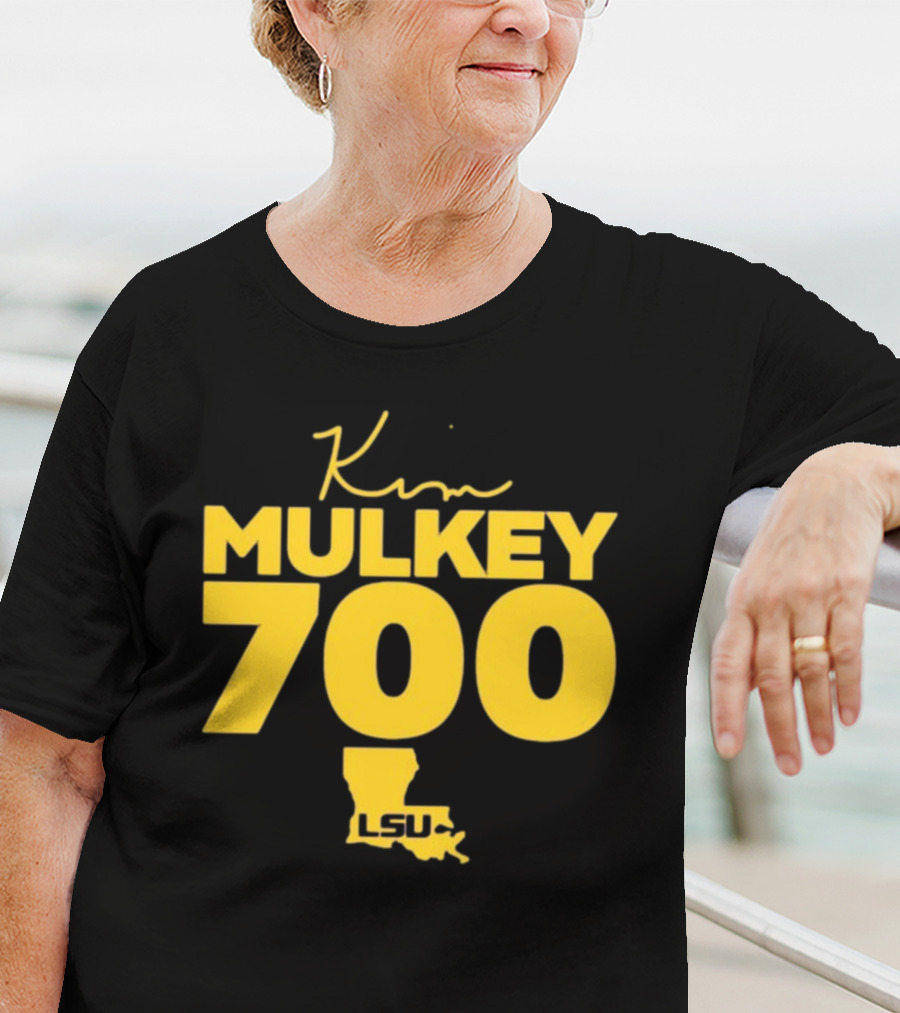 Kim Mulkey 700 LSU Women's Basketball Achievement T-Shirt