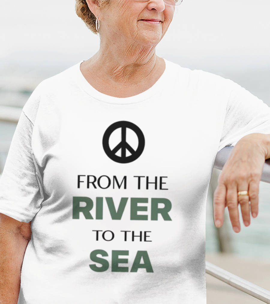 Peace Symbol From The River To The Sea T-Shirt