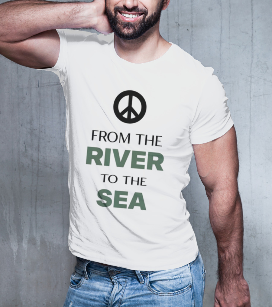 Peace Symbol From The River To The Sea T-Shirt