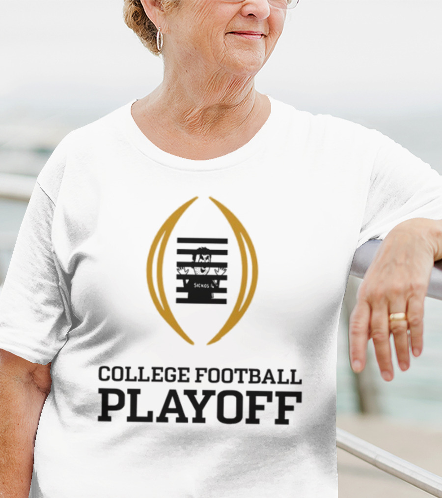 Prison College Football Playoff Behind Bars Concept T-Shirt