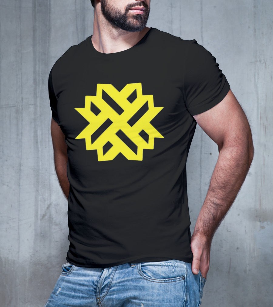 Naturewalkstudio Geometric Yellow Emblem T-Shirt