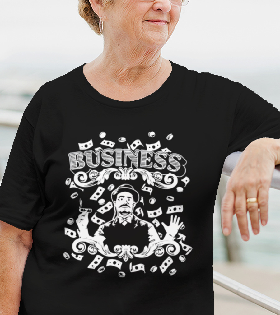 Let's Play Business Poker Money Man Cigars T-Shirt