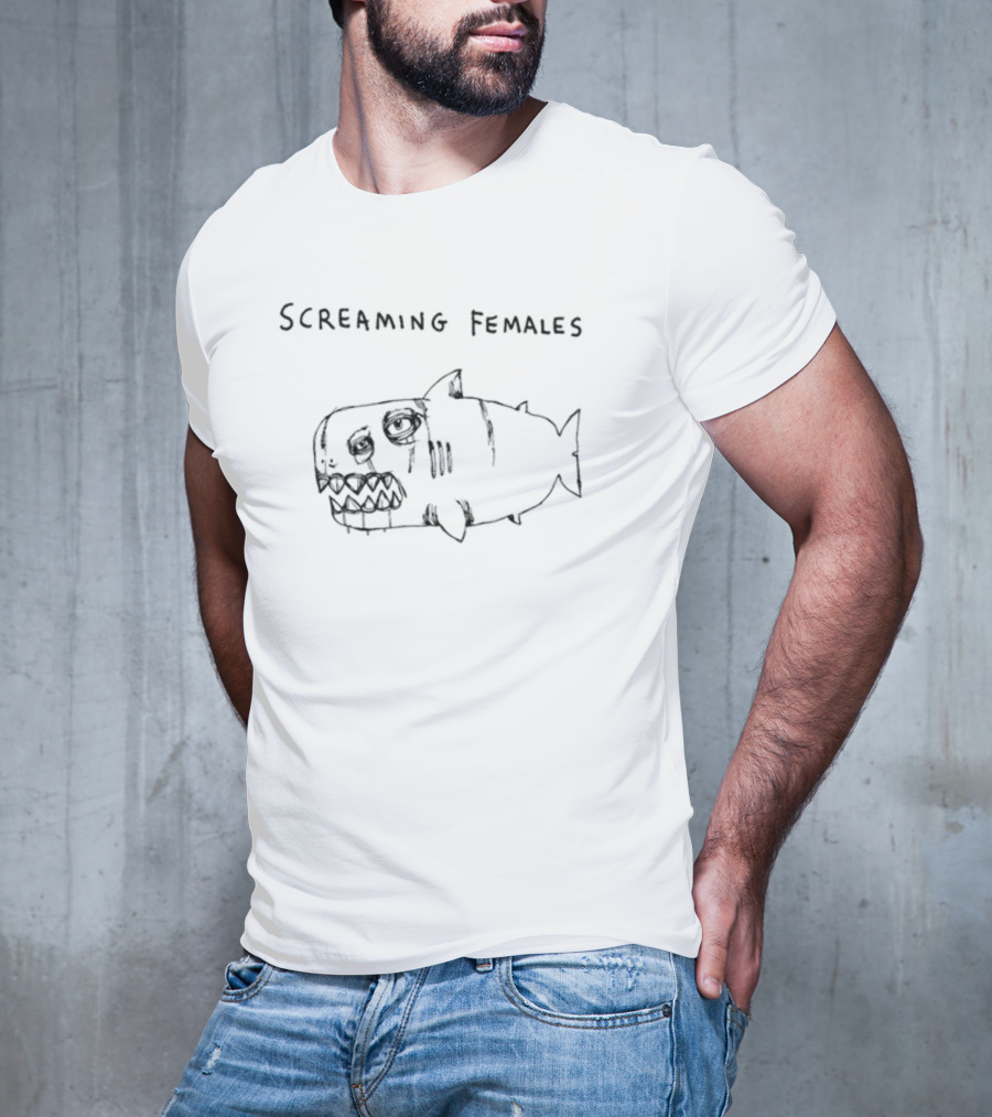 Screaming Females Shark Sketch T-Shirt