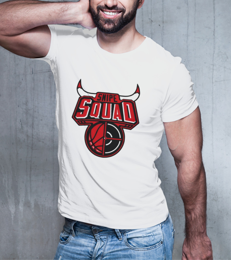 Snipe Squad Bulls Basketball Target T-Shirt