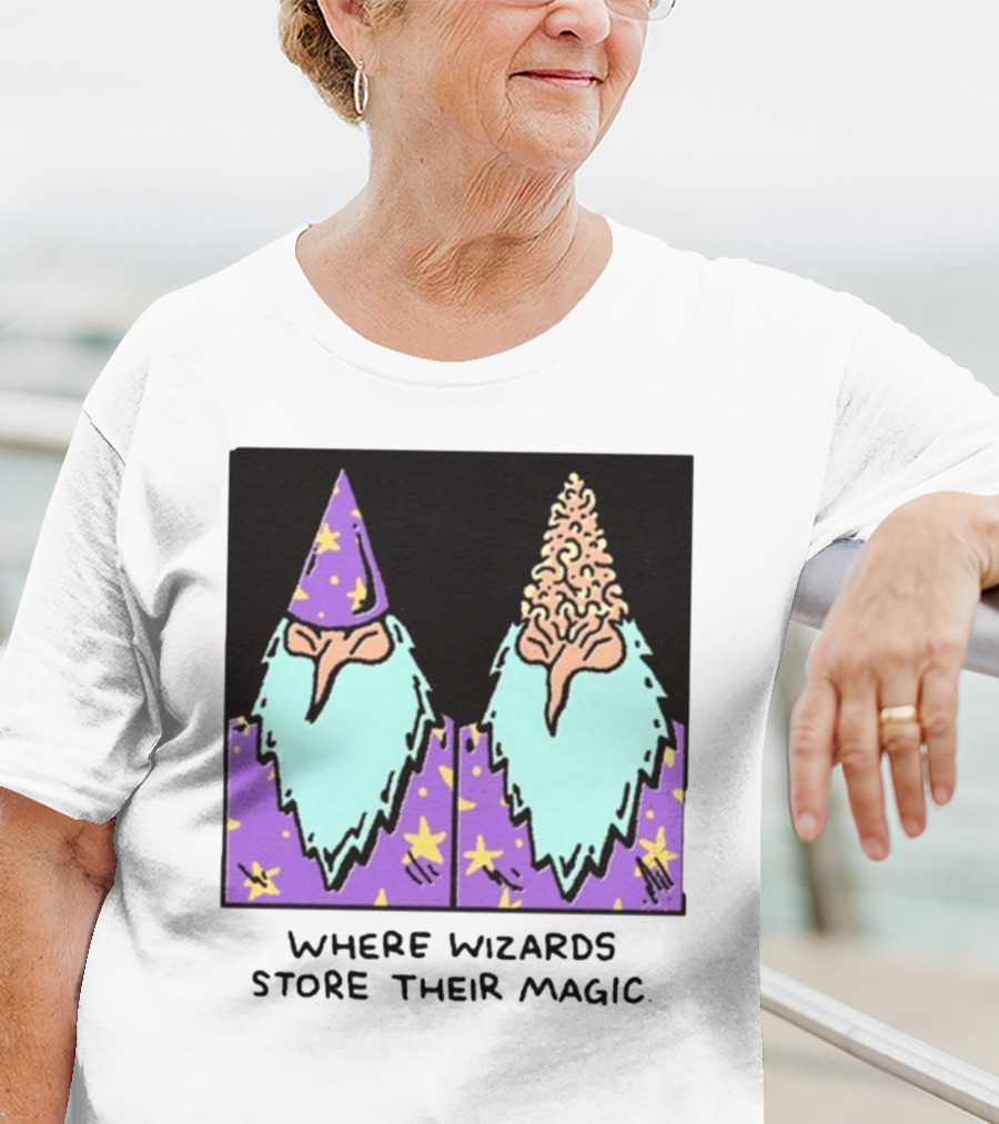 Where Wizards Store Their Magic T-Shirt