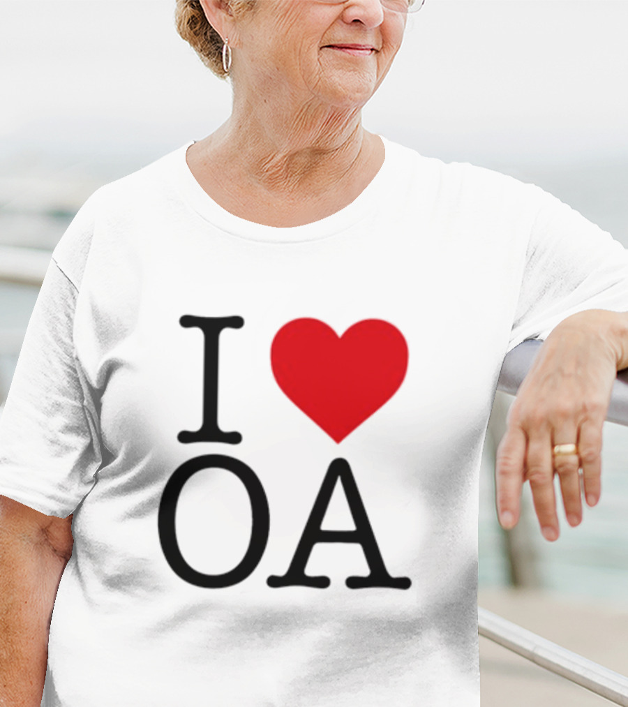 I Heart OA Symbolized Love For OA Movement T-Shirt