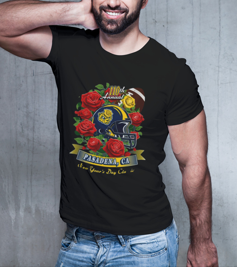 110th Annual Pasadena CA New Year's Day Football Roses T-Shirt