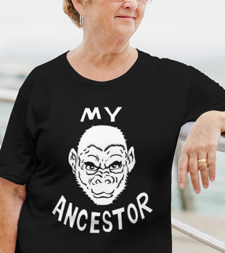 Blaise Ulysse Bernard Collins II My Ancestor Ape Face T-Shirt