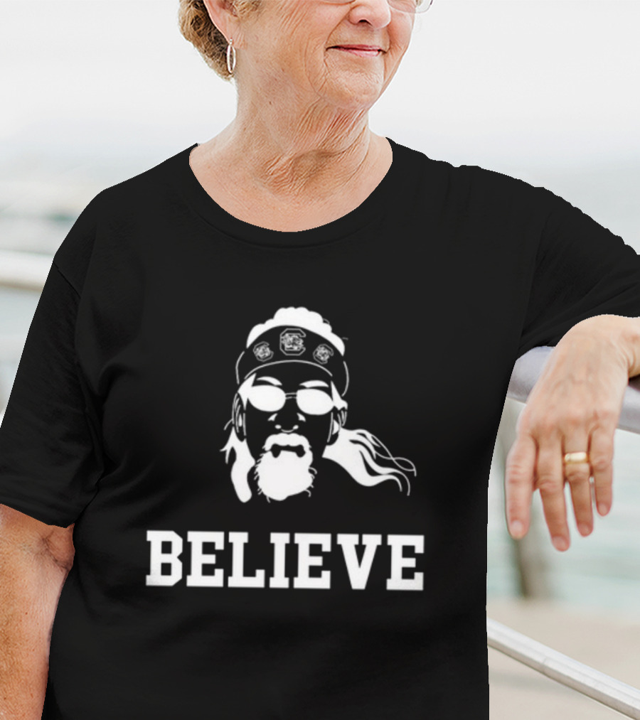 Carlton Thompson Gamecock Jesus Believe T-Shirt