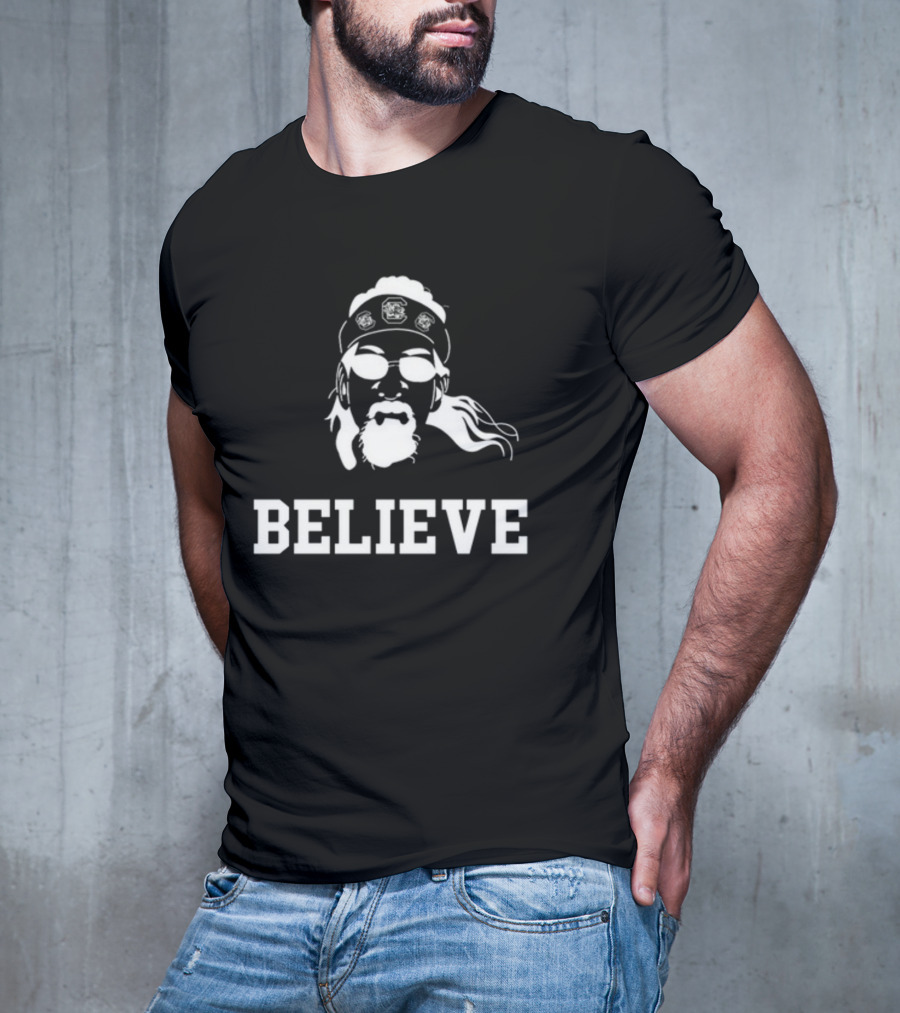 Carlton Thompson Gamecock Jesus Believe T-Shirt