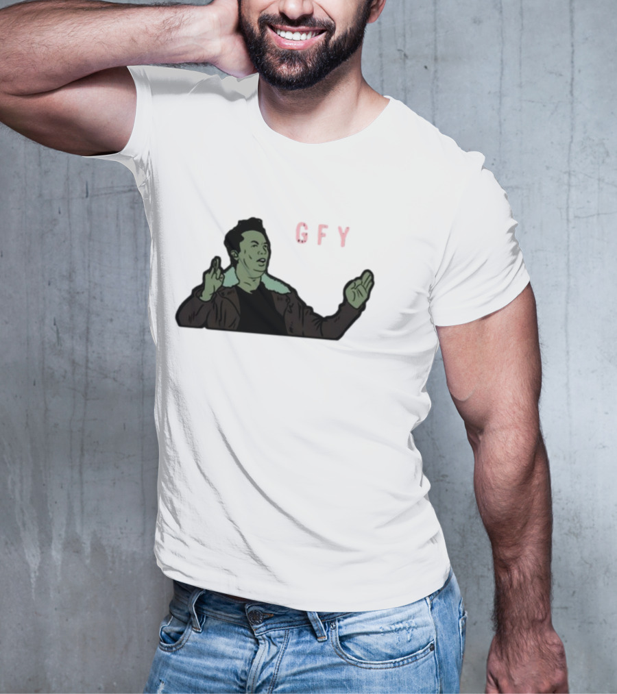 Elon Musk GFY Iconic Gesture Satirical Meme T-Shirt