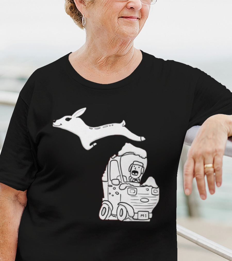 Michigan For Deer Ice Road Truck Journey T-Shirt