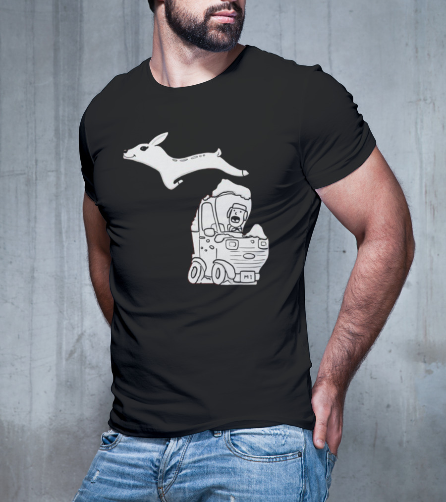 Michigan For Deer Ice Road Truck Journey T-Shirt