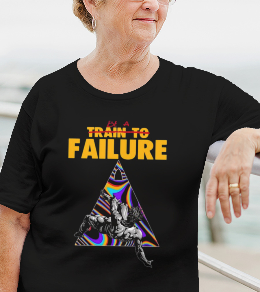 Raskol Apparel Be A Train To Failure Psychedelic Triangle T-Shirt