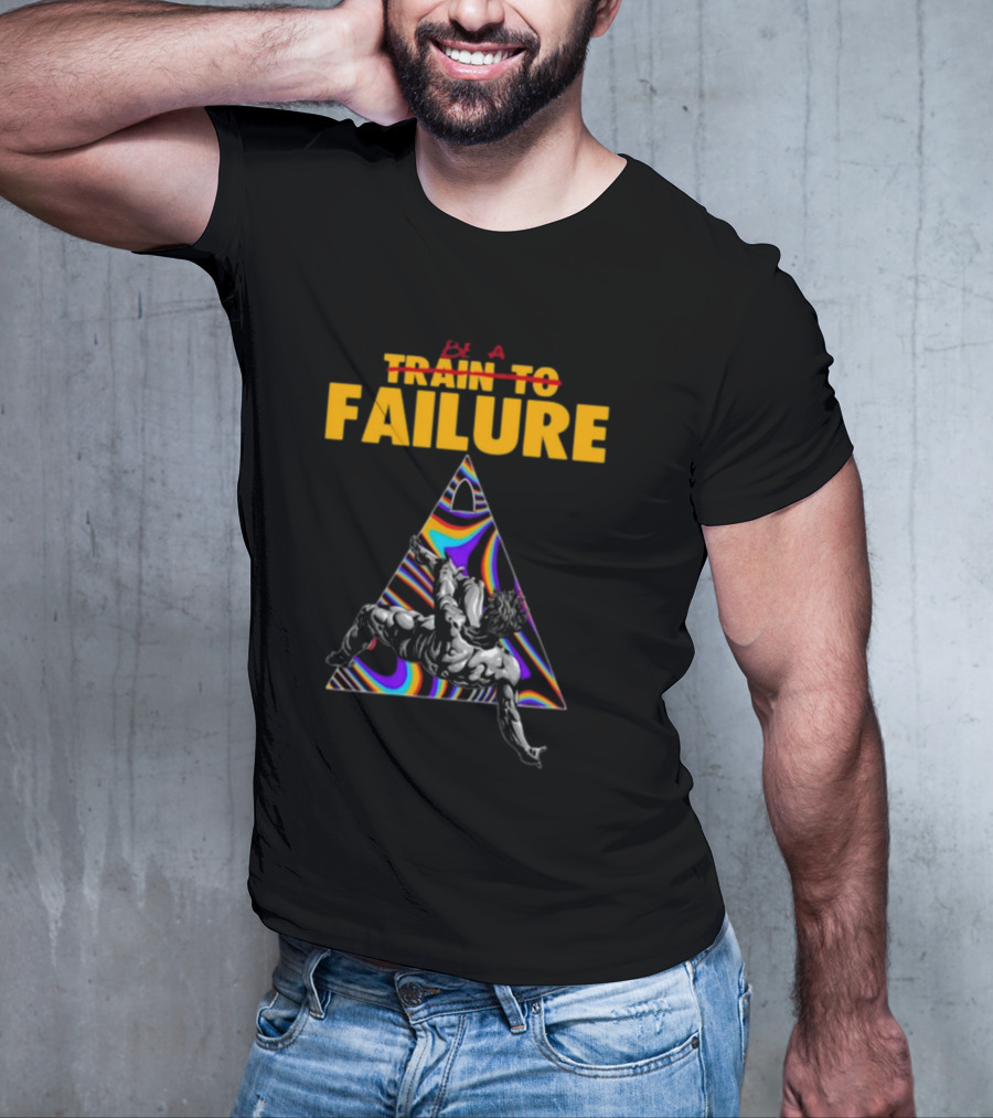 Raskol Apparel Be A Train To Failure Psychedelic Triangle T-Shirt