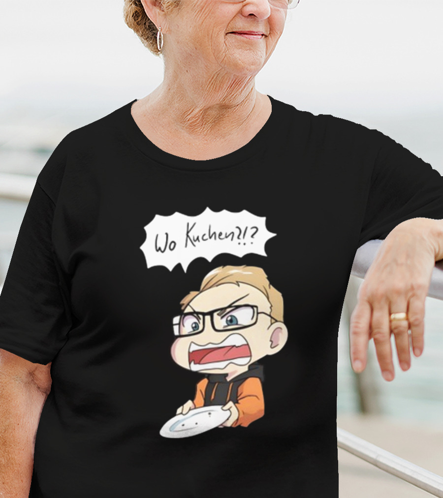 Wo Kuchen Kittycat Cakes Damen Comic Style Character T-Shirt