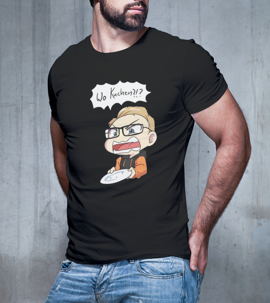 Wo Kuchen Kittycat Cakes Damen Comic Style Character T-Shirt