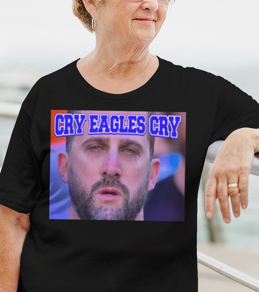 Shan Shariff Nick Sirianni Cry Eagles Cry Cry Eagles Cry T-Shirt