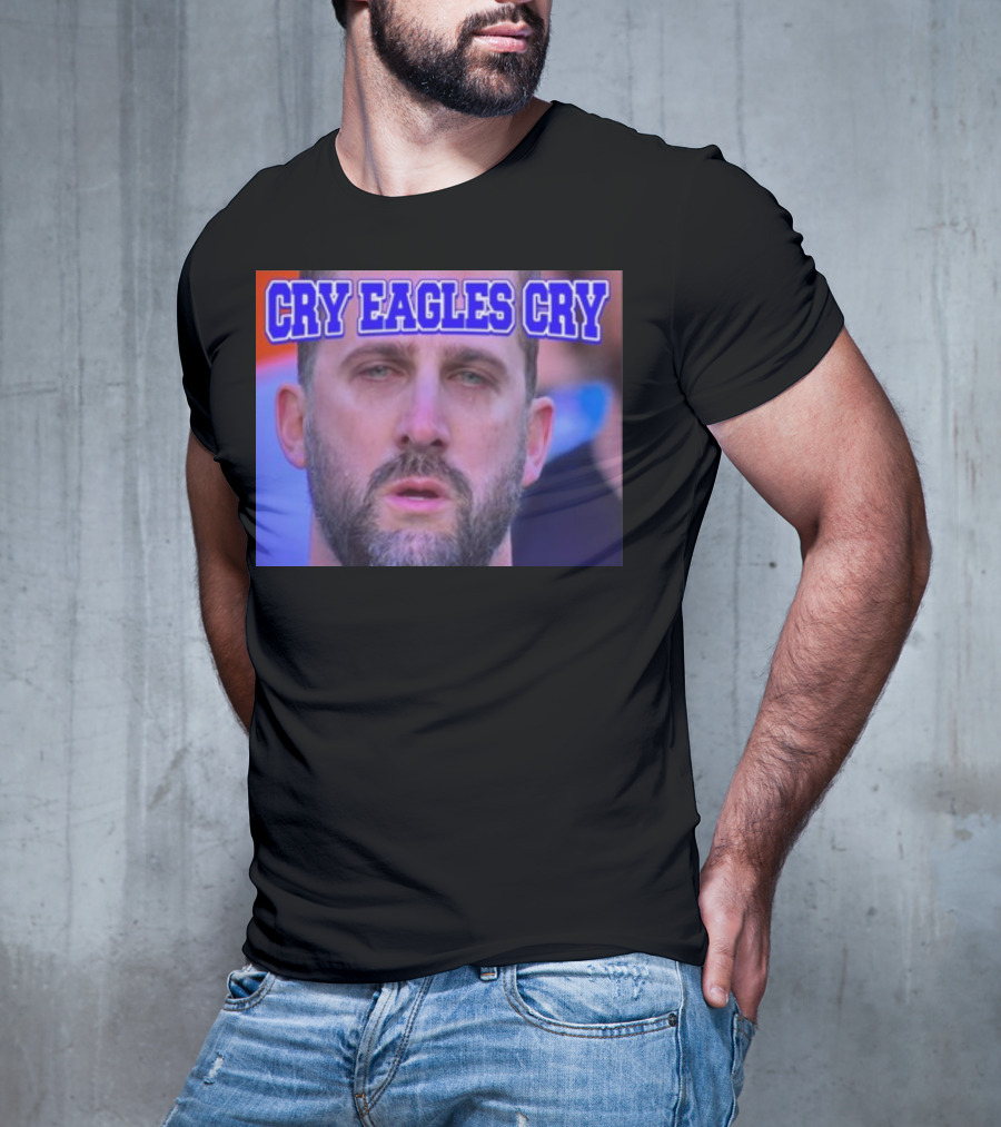 Shan Shariff Nick Sirianni Cry Eagles Cry Cry Eagles Cry T-Shirt
