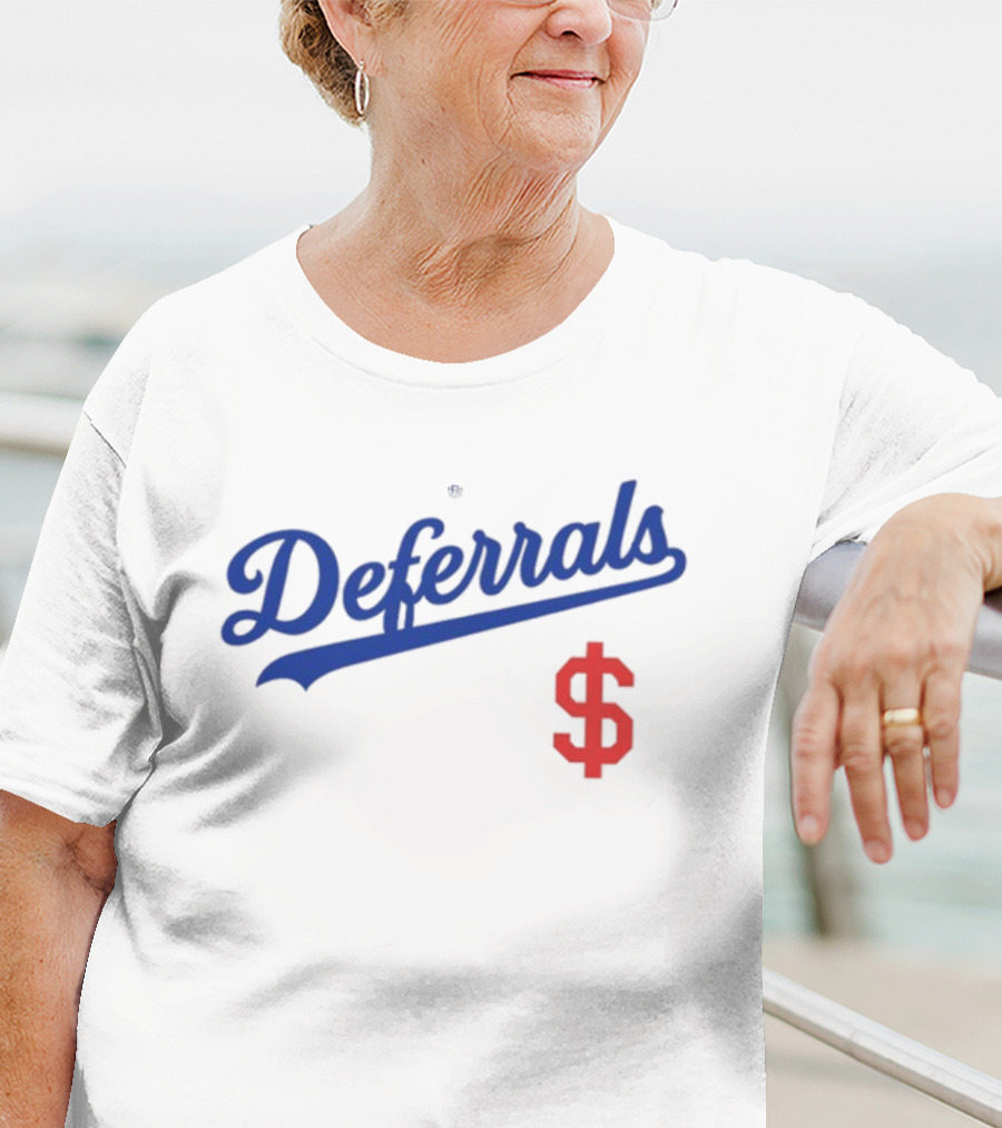 Deferrals Rotowear Store Dollar Sign T-Shirt