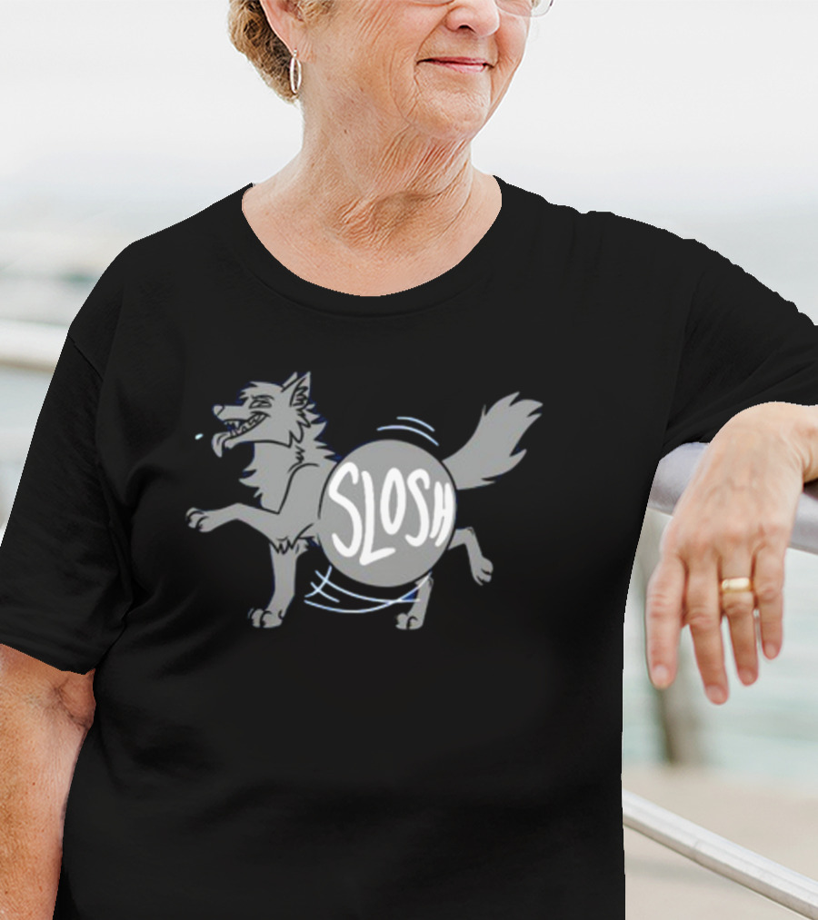 Slosh.Dog Slosh Ych Playful Canine T-Shirt