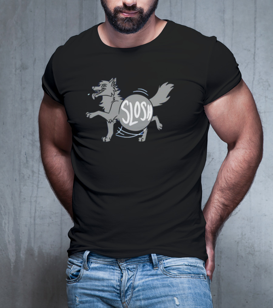 Slosh.Dog Slosh Ych Playful Canine T-Shirt